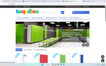 Taquillea - Equipamiento en Laminado Compacto