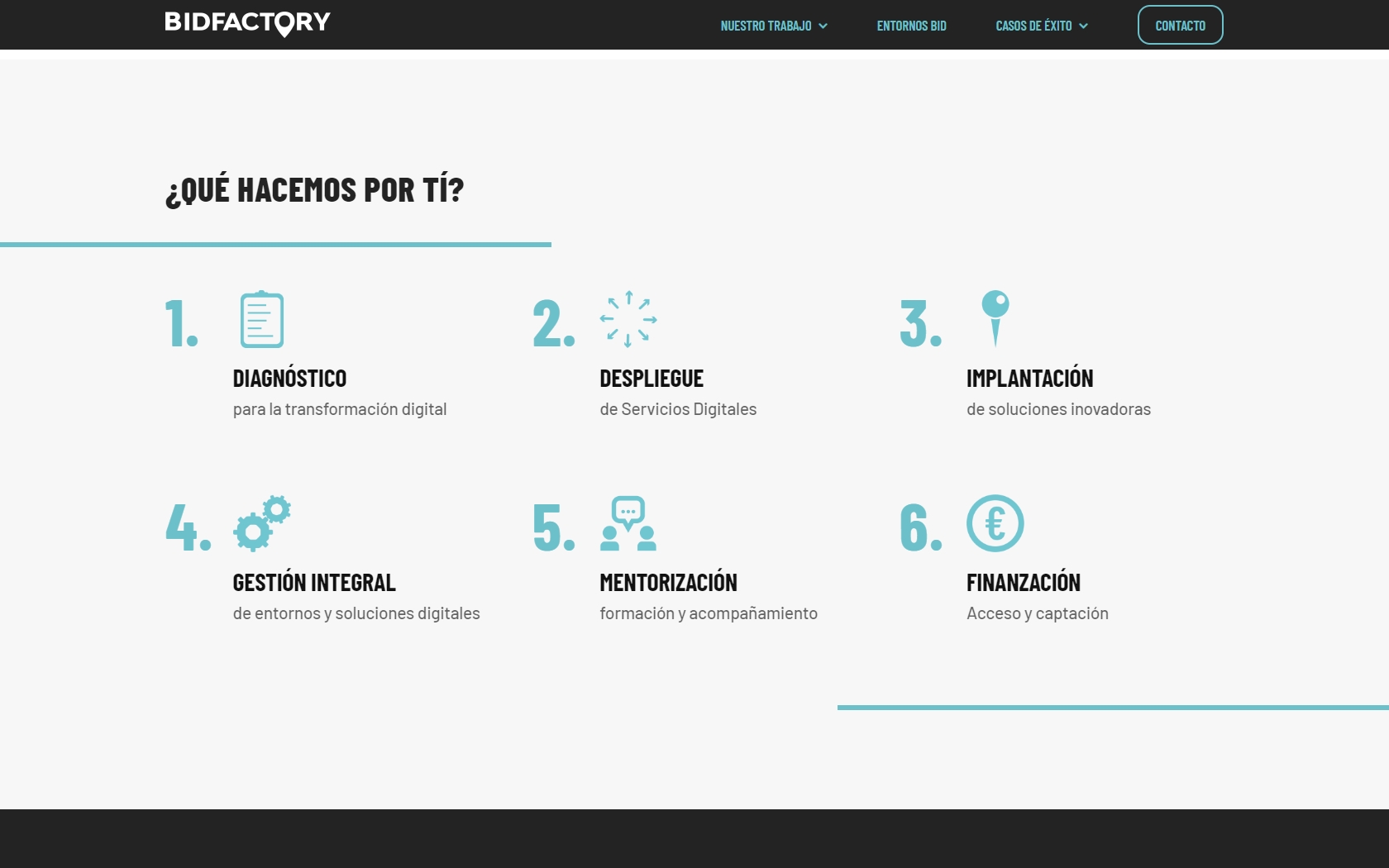 Bidfactory - Consultoría de negocios