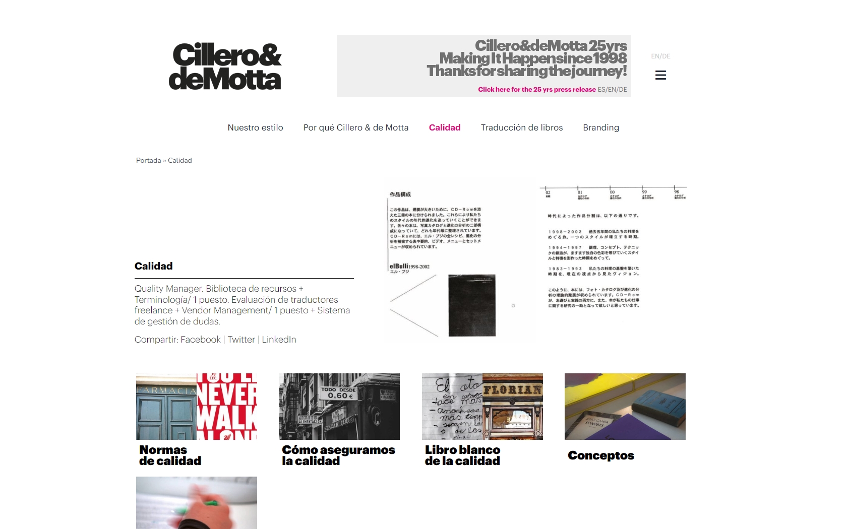 Cillero de Motta - Traducción y Edición