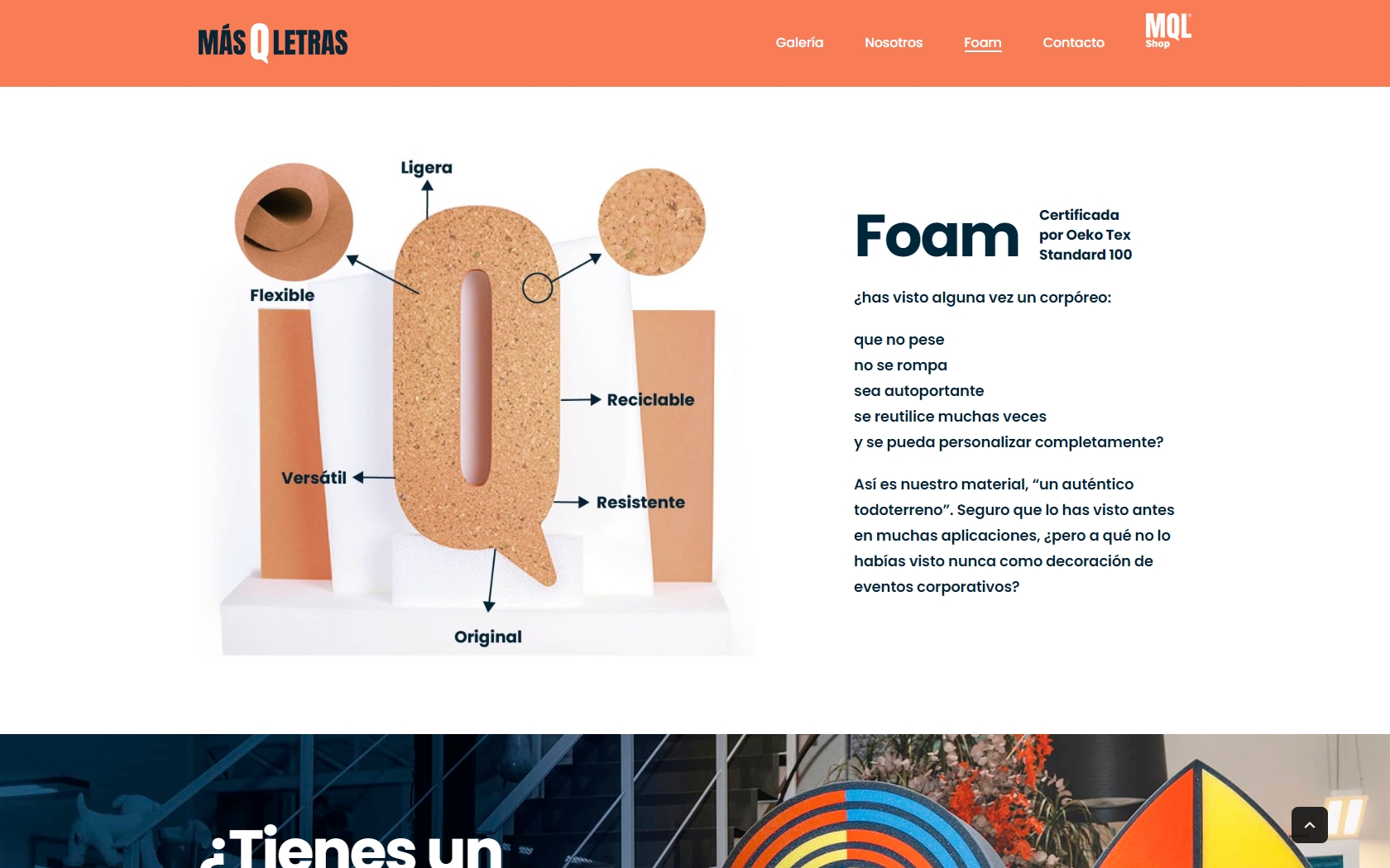 Masqletras - Creacion de Moldes de Espuma